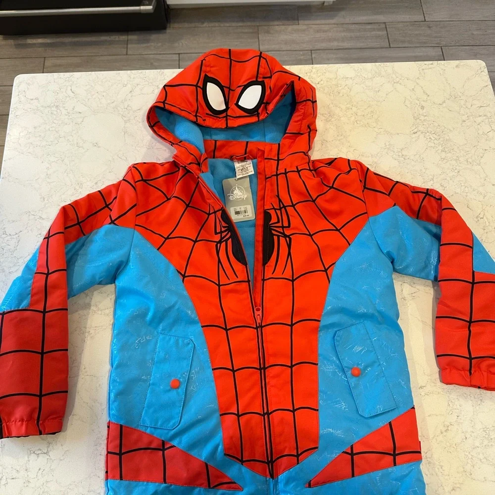 Disney Spider man Kids zip up sweatshirt or costume brand new with tags - Picture 3 of 16